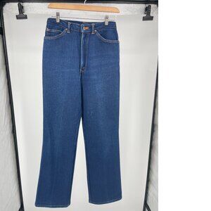 Vintage 80s Chic by h.i.s Jeans 12 Fits 28 Ultra High Rise Western Dark Wash